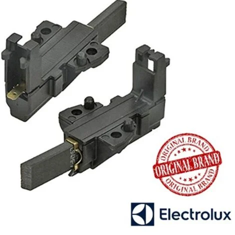 KIT SPAZZOLE MOTORE LAVATRICE CARBONCINI ARISTON ELECTROLUX REX - ORIGINALE