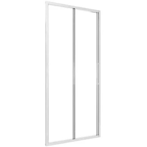 Porta Pieghevole 77-81x185h 4mm Cromato - Volta