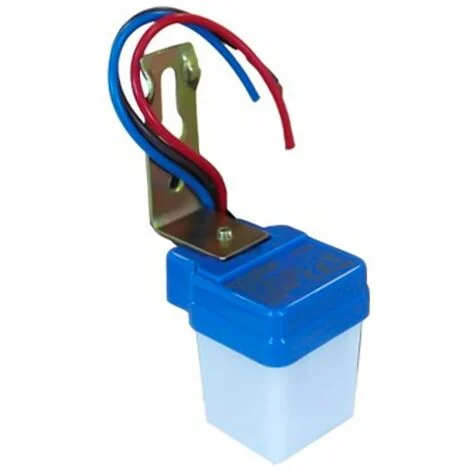 INTERRUTTORE SENSORE CREPUSCOLARE MINI DA 6A 220V PER LAMPADE FARO FARETTO LED
