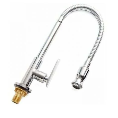 Rubinetto da cucina per esterni MUMU, girevole a 360°, miscelatore monoforo, rubinetto da cucina per acqua fredda, rubinetto per lavanderia