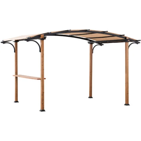 Pergola in tessuto SKUTA - 259cm x 406cm, beige