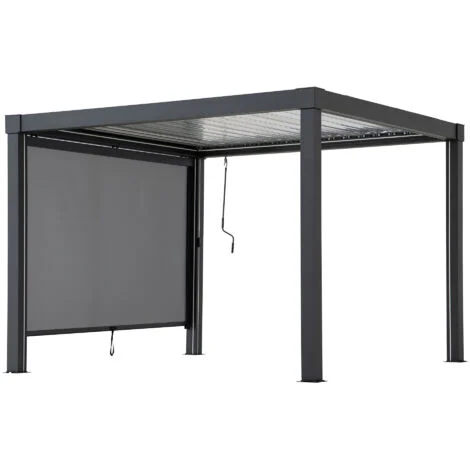 Schermo avvolgibile per Multi Pergola Matterhorn - 3 metri