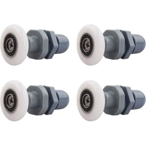 Rulli per box doccia KZQ, confezione da 4 rulli di ricambio per porte scorrevoli in vetro (27 mm)