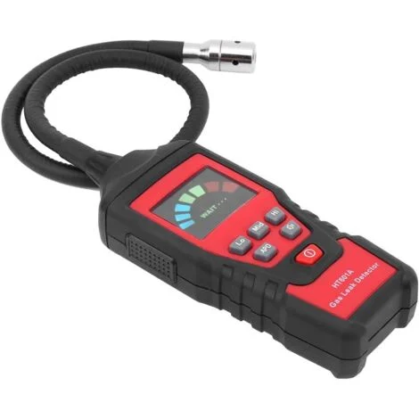 Analizzatore di gas di combustione portatile a LED HT601A, parti, rilevatore di gas combustibili, tester di perdite di gas naturale, analizzatore di perdite di gas