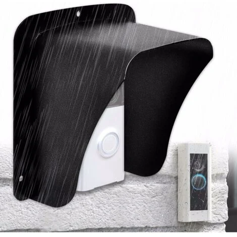 Copertura protettiva per campanello da esterno, resistente in acciaio inossidabile impermeabile compatibile con prese esterne, campanelli per campanello, campanelli wireless da esterno