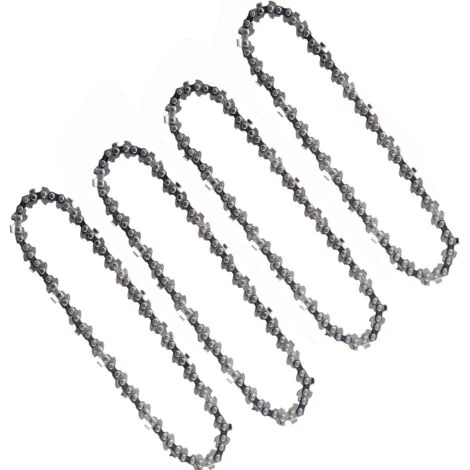 pezzi di catene per motosega da 6 pollici e 1/4 di pollice compatibili con mini motoseghe elettriche a batteria da 6 pollici, 37 maglie di trasmissione, 15 cm