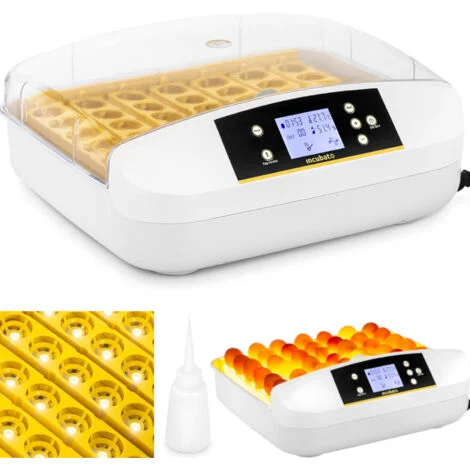 Incubatrice schiusa per 42 uova di gallina 90 W + ovoscopio