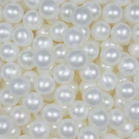 Palline giocattolo ø7cm 100pz perla