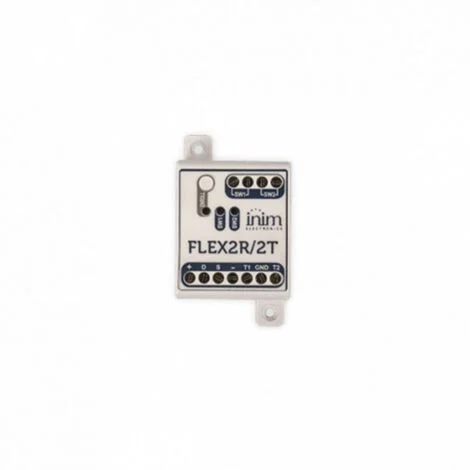 Inim Modulo su bus con 2 relè 230V 5A per tapparelle e punti luce - Flex2R/2T