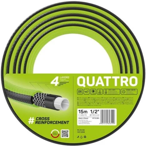 Tubo da giardino Cellfast Quattro da 1/2 pollice 15 m