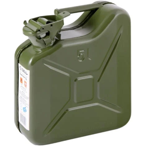 TANICA IN ACCIAIO VERDE RAL 6003 5L - GE M 5L