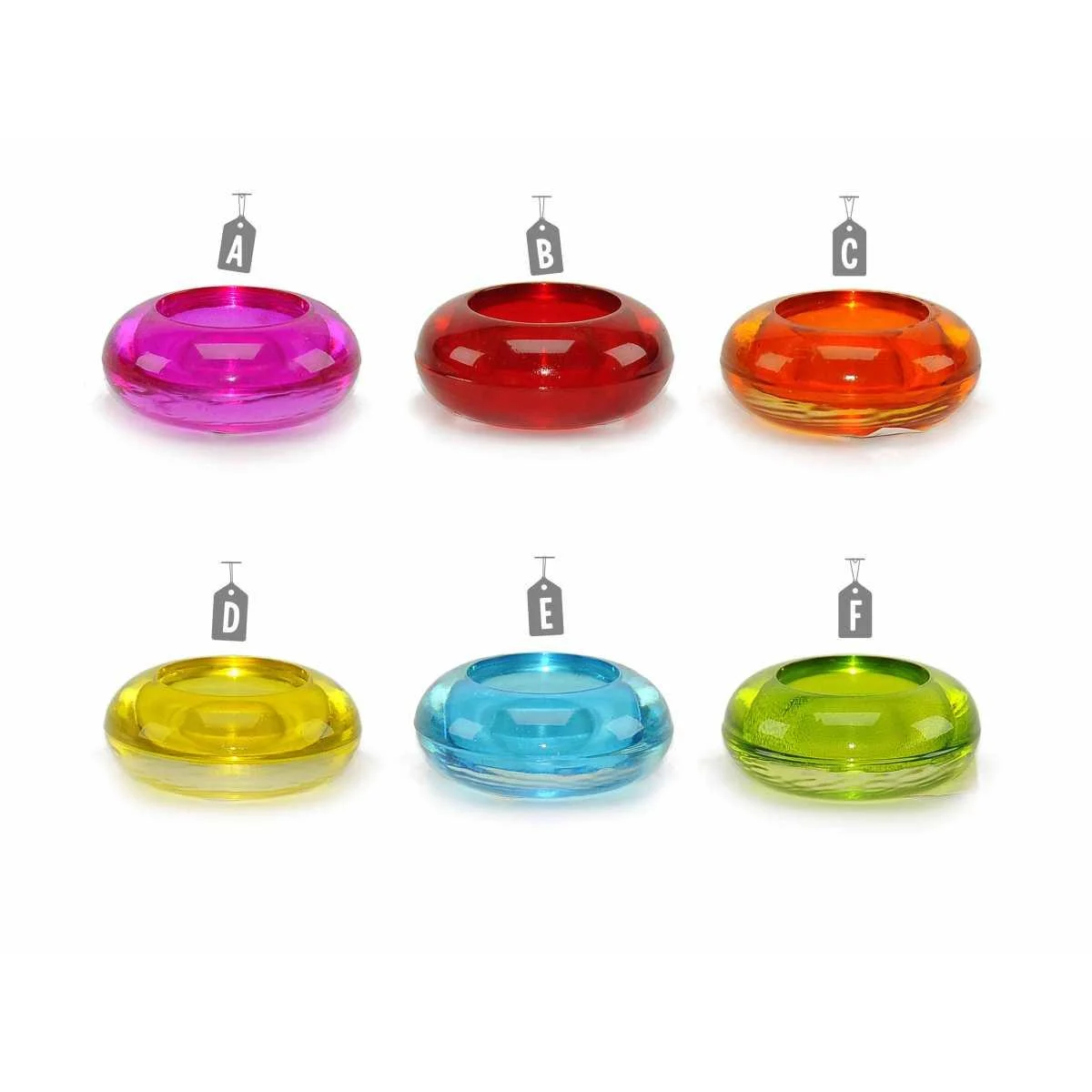 Portacandela Tea-Light Vetro