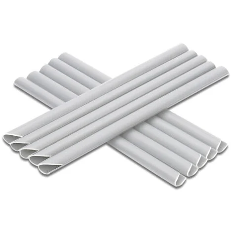 SWANEW 30 binari di fissaggio Strisce per la privacy Clip di fissaggio in PVC da giardino. grigio