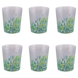 Set 6 bicchieri acqua 370 ml, Candy Ocean