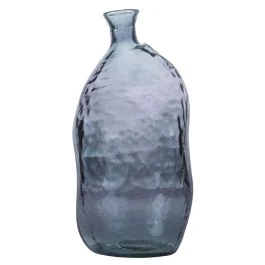 Vaso arredo fumè in vetro riciclato h. 51 cm, Oasis Sibilla