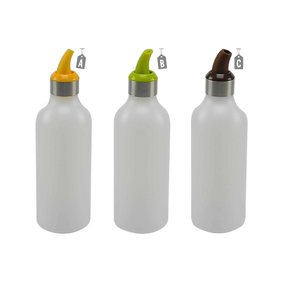 Dosatore Alimenti Plastica con Tappo Color