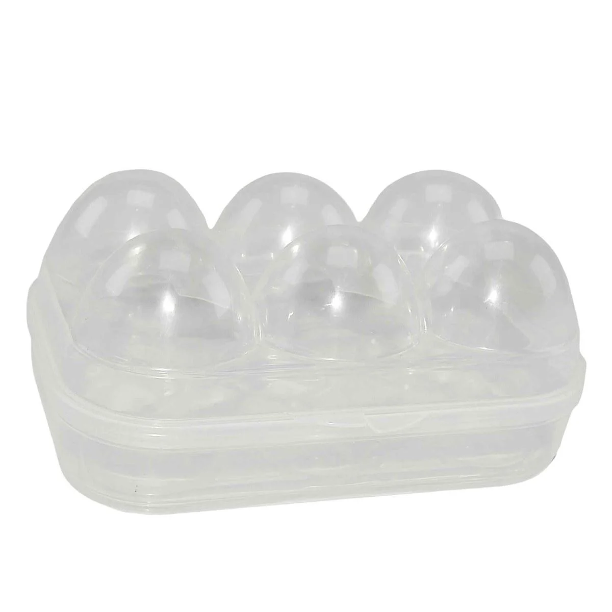 Porta Uovo PVC Trasparente 6 posti cm.16x11x7