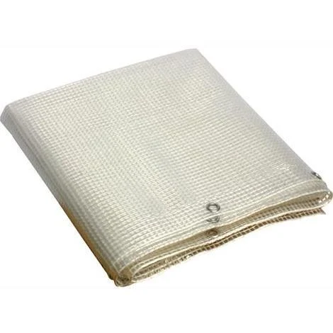 Telone Telo Occhiellato Retinato 3,5x3 mt in PVC Trasparente Papillon