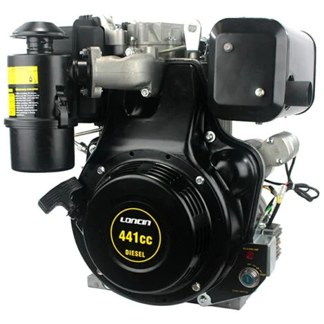 9 HP LONCIN D440FC Motore Diesel Albero conico 23 mm avv ELETTRICO Acme Lombardini