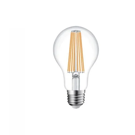 Alca power a60 15w 220v 2500lm 3000k e27 lampada classica a filamento a led