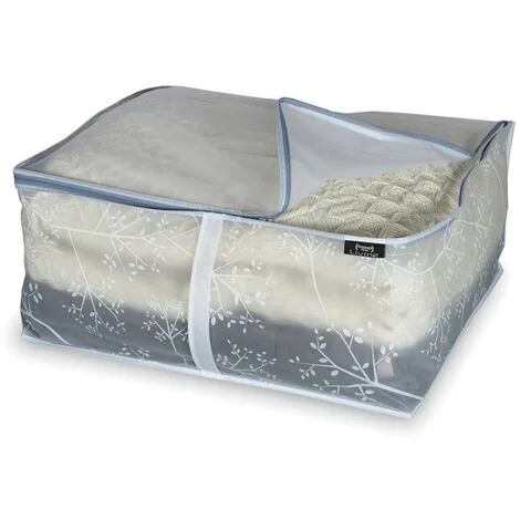 Scatola porta coperte PEVA 55×45×25 cm semitrasparente impermeabile – DOMO LIVING