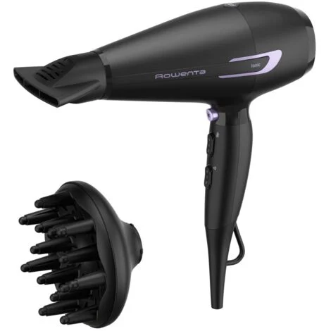Asciugacapelli Professionale Rowenta Pro Power 2200W, Nero