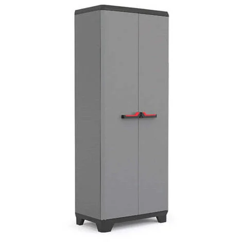 Keter Armadio Stilo Porta Scope con 3 Ripiani Regolabili 68x39x173 cm