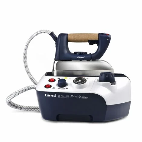 Girmi SS65 Ferro da Stiro Caldaia 2200W 60 g-min Bianco Blu