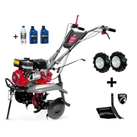 Motozappa Italian Power RG3.6-100 Q-Z-II motore Rato 212cc fresa da 97cm e Assolcatore benzina olio