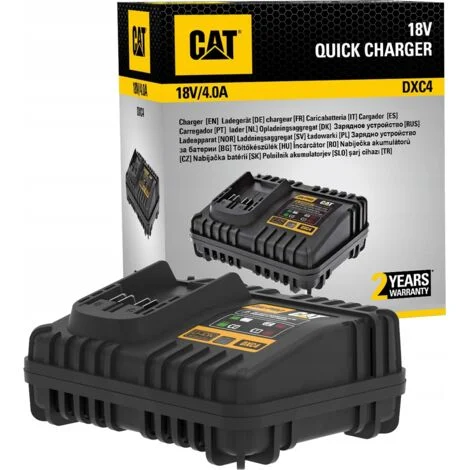 Caricabatterie a ricarica rapida DXC4 CAT 18V 4A