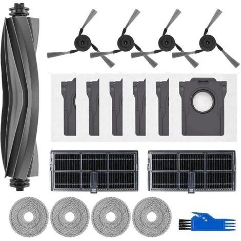 Kit di accessori FOREHILL per aspirapolvere robot Dreame X40 Ultra Complete / X40 Master / L40 Ultra / Mova P50 Pro Ultra, 1 spazzola principale,