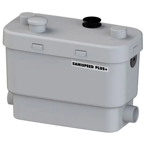 SFA - Pompa di Sollevamento Sanispeed+ - 4 ingressi - Portata Elevata - Interblocco Basso - Silenzioso (42 dB) - Compatibile Addolcitore d'Acqua - 36,7 x 32 x 18,8 cm - 400W - Made in France