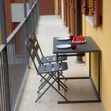Set tavolo e sedie da balcone