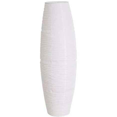 Elegante lampada da terra in carta di riso, lampada da soggiorno moderna, supporto laterale, paralume unico