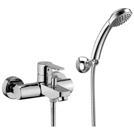 Rubinetteria Paffoni RED miscelatore vasca a parete cromato duplex fisso codice prod: RED026CR