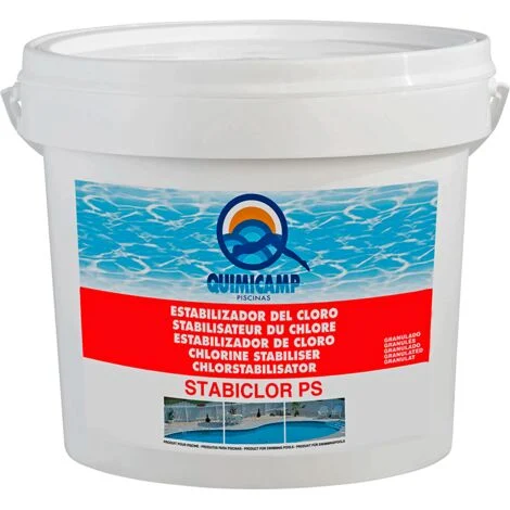 Stabiclor PS Quimicamp 4 kg – Stabilizzatore del cloro (acido cianurico)
