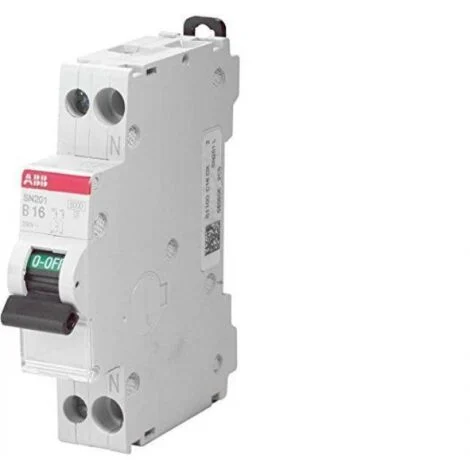 Abb interruttore magnetotermico 1p&43n 10a 6ka sn201 c10 2css255101e0104 sn201c10sn201-c10