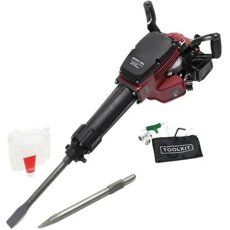 Martello demolitore 2.5 CV 55J 1500 giri/min attacco esagonale con 2 scalpelli