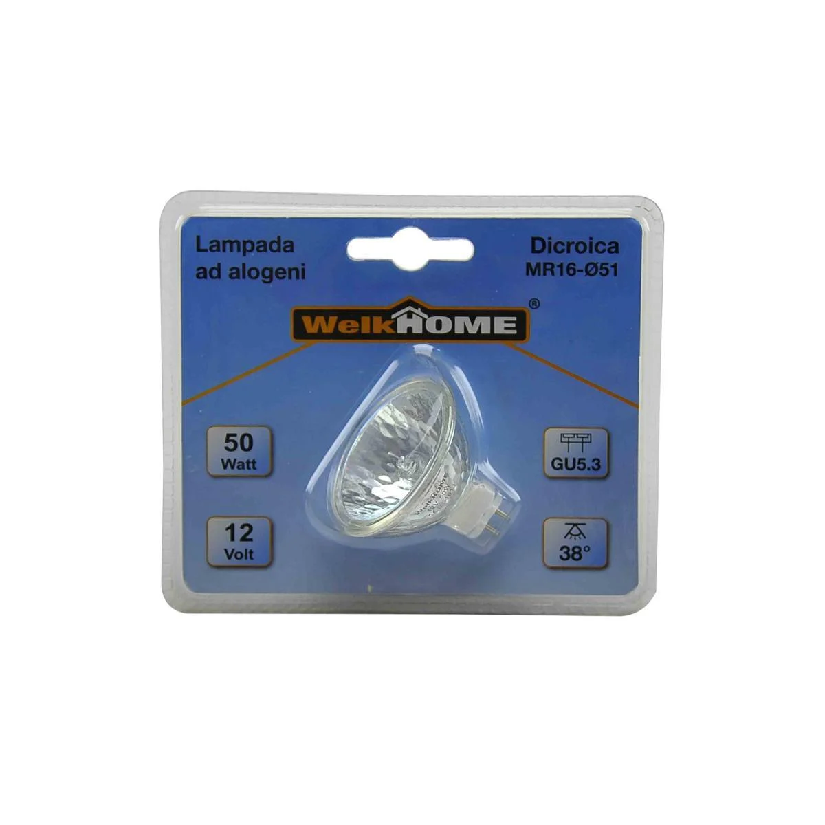 Lampadina Dicroica Alogena 50W 12V
