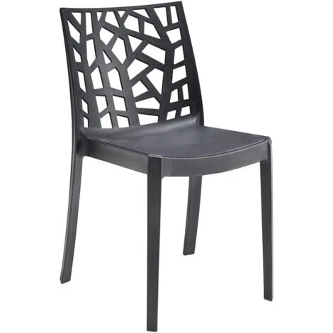 SEDIA RESINA MATRIX NERO GRAFITE