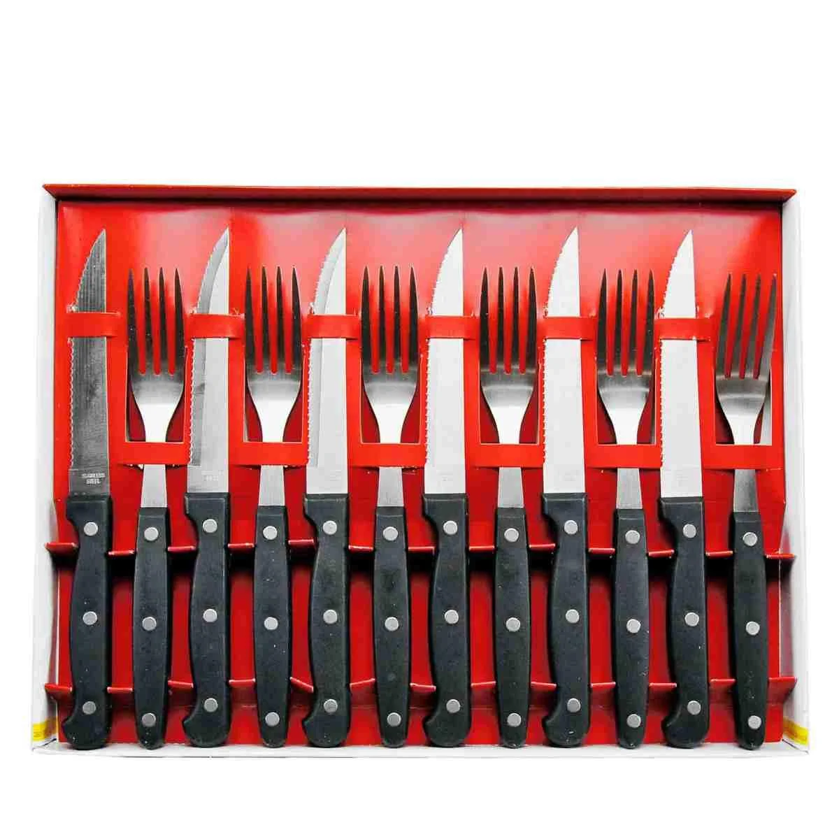 Posate Tavola Inox Set pz.12 WelkHome