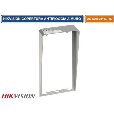 HIKVISION DS-KABV8113-RS FLUSH TETTUCCIO PROTETTIVO ANTIPIOGGIA PER MONTAGGIO A PARETE POSTAZIONE ESTERNA DS-KV8X13-WME1