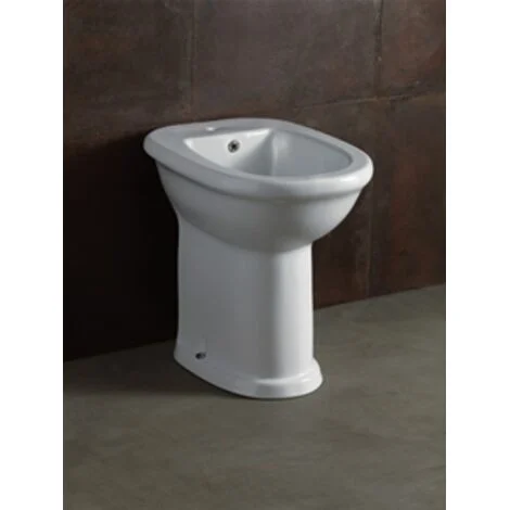 Bidet Confort a terra rialzato cm. 51x37,5xh49 bianco lucido di