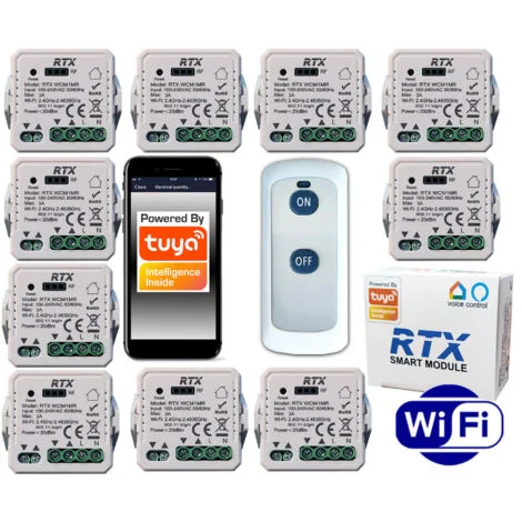 10x telecomando per tapparelle TUYA WiFi RFR-CM GRATUITO