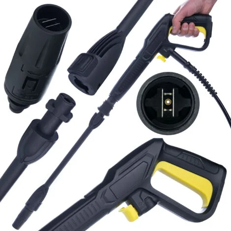 Pistola per Kärcher K2-K7 (gruppo Click Connect) con lancia e ugello Vario