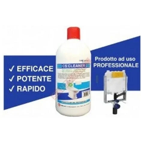 CS CLEANER 1 Lt, trattamento disincrostante per cassette di risciacquo WC CSW.000.505