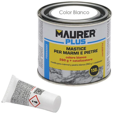 STUCCO PER MARMO 150ML MAURER PLUS BIANCO (EX81533)