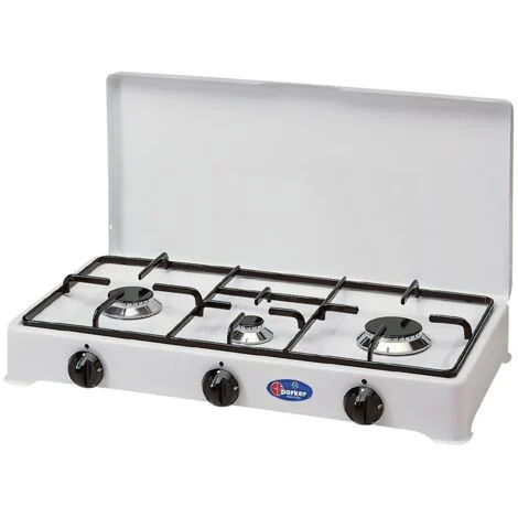 CFParker Fornello a Gas 3 Fuochi Gpl / Metano mod. 5328CBGP - Fonte di alimentazione: Gpl