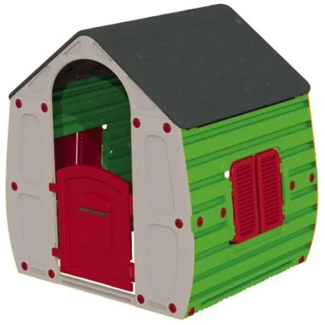 casetta da esterno per bambini magic house, 102x90x109 cm
