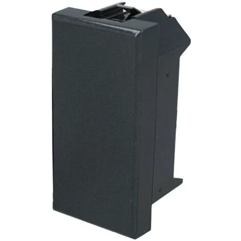 Copriforo Falso Polo Tappo 1M 1 Pezzi Nero Antracite Compatibile Bticino Axolute SD20000